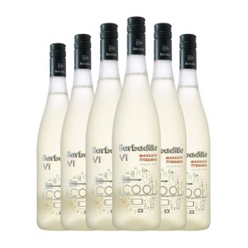 Barbadillo Vino Blanco Vi Cool Frizzante Vino Joven 75 Cl 6.5% Vol. (pack De 6 Unidades)