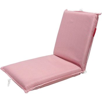 Silla Playa Plegable Reclinable 5 Posiciones Tumbona Roja