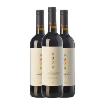 Hernando & Sourdais Vino Tinto Antídoto Ribera Crianza 75 Cl 14.5% Vol. (caja De 3 Unidades)