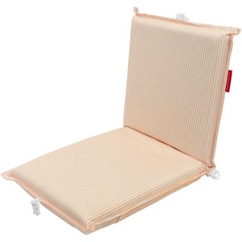 Silla Playa Plegable Reclinable 5 Posiciones Tumbona Mochila Amarilla