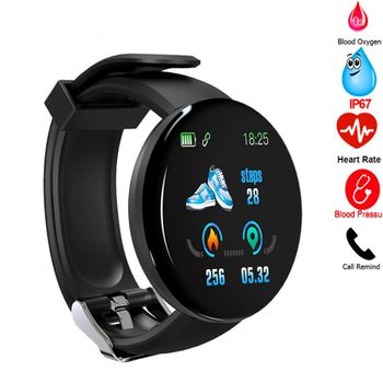 Smartwatch Reloj Inteligente Bluetooth D18 Multi-función Unisex, Ip67, Rastreador Deportivo, Notificaciones Redes Sociales/ Whatsapp