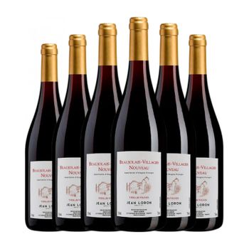 Vino Tinto Jean Loron Nouveau Vielles Vignes Beaujolais-villages 75 Cl 13% Vol. (caja De 6 Unidades)