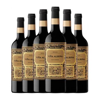 Bodegas Riojanas Vino Tinto Viña Albina Rioja Gran Reserva 75 Cl 13% Vol. (pack De 6 Unidades)