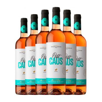 Can Ràfols Vino Rosado Petit Caus Penedès Joven 75 Cl 12% Vol. (pack De 6 Unidades)