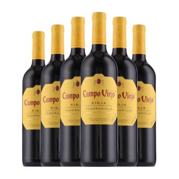 Campo Viejo Vino Tinto Rioja Crianza 75 Cl 13.5% Vol. (pack De 6 Unidades)