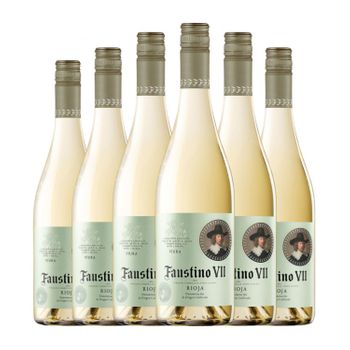 Faustino Vino Blanco Vii Rioja Joven 75 Cl 12.5% Vol. (pack De 6 Unidades)
