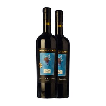 Torre Del Veguer Vino Tinto Raïms De La Immortalitat Negre Penedès Crianza 75 Cl 13% Vol. (pack De 2 Unidades)