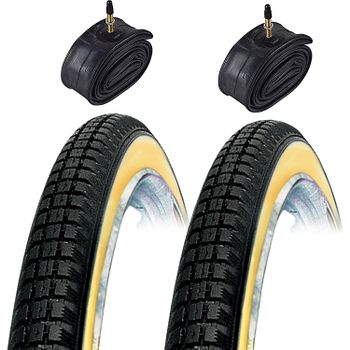 2 Cubiertas Mtb 26x2.25 Rubena-mitas + 2 Cámaras De Aire De 26 Con Válvula  Av (gorda-moto) Tipo Schrader con Ofertas en Carrefour