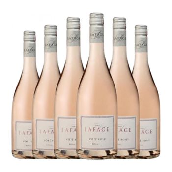 Lafage Vino Rosado Côte Rose Rosat Vin Joven 75 Cl 12.5% Vol. (pack De 6 Unidades)