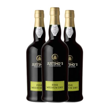 Justino's Madeira Vino Generoso Fine Medium Dry Madeira 3 Años 75 Cl 19% Vol. (caja De 3 Unidades)