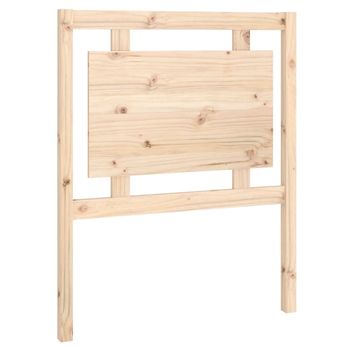 Cabecero De Cama Madera Maciza De Pino 80,5x4x100 Cm