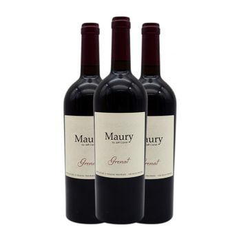 Jeff Carrel Vino Dulce Grenat Sec Maury 75 Cl 17% Vol. (pack De 3 Unidades)