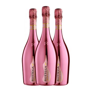 Bottega Espumoso Rosado Rosé Gold Brut Reserva 75 Cl 11.5% Vol. (pack De 3 Unidades)