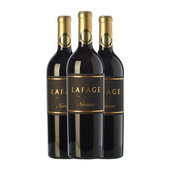 Lafage Vino Tinto Narassa Côtes Joven 75 Cl 15% Vol. (pack De 3 Unidades)