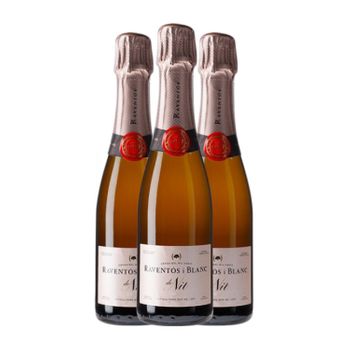 Raventós I Blanc Espumoso Rosado De Nit Brut Joven Media Botella 37 Cl 12% Vol. (pack De 3 Unidades)