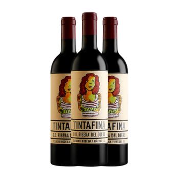 Casa Rojo Vino Tinto Tintafina Ribera 75 Cl 15% Vol. (pack De 3 Unidades)