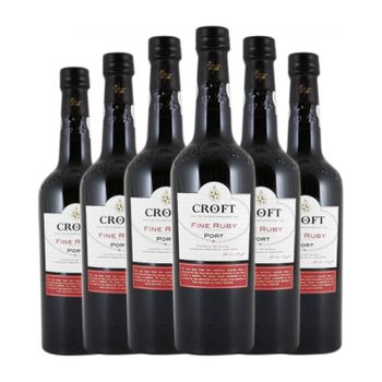 Croft Port Vino Generoso Fine Ruby Porto 75 Cl 20% Vol. (caja De 6 Unidades)