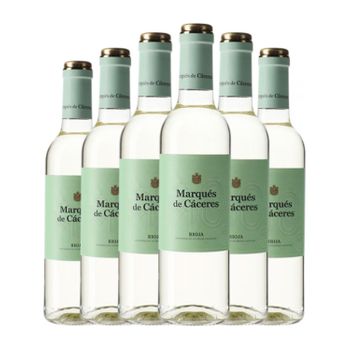 Marqués De Cáceres Vino Blanco Blanc Rioja Media Botella 37 Cl 14% Vol. (pack De 6 Unidades)