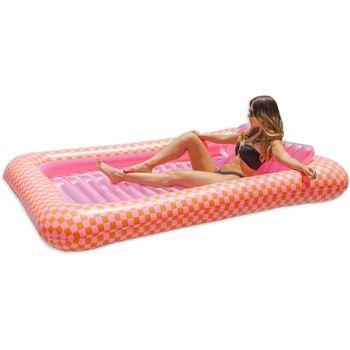 Colchoneta Piscina Flamingueo Hinchables Para Piscina/playa Rosa