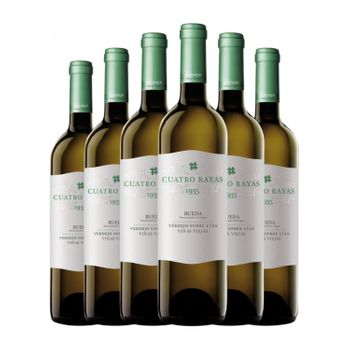 Cuatro Rayas Vino Blanco 1935 Rueda 75 Cl 13% Vol. (pack De 6 Unidades)