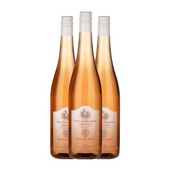 Mont Le Vieux Vino Rosado Oeil-de-perdrix Joven 75 Cl 12.5% Vol. (pack De 3 Unidades)
