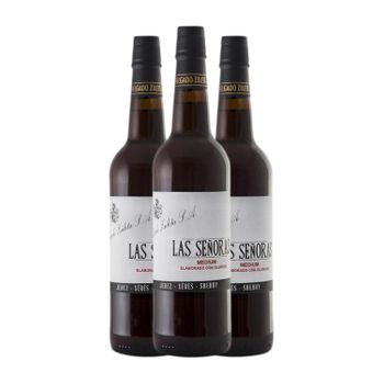 Delgado Zuleta Vino Dulce Medium Las Señoras Jerez-xérès-sherry 75 Cl 19% Vol. (pack De 3 Unidades)