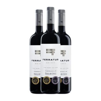 Ferratus Vino Tinto Origen Ribera 75 Cl 14.5% Vol. (pack De 3 Unidades)