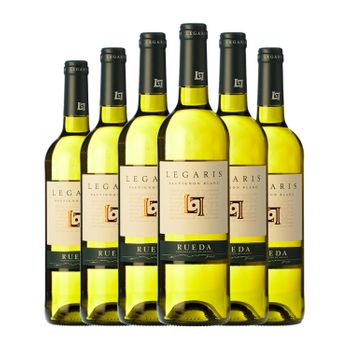 Legaris Vino Blanco Rueda 75 Cl 13% Vol. (pack De 6 Unidades)