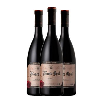 Bodegas Riojanas Vino Tinto Monte Real Rioja Gran Reserva 75 Cl 13% Vol. (pack De 3 Unidades)