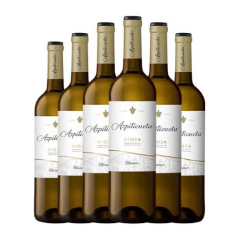 Campo Viejo Vino Blanco Azpilicueta Rioja Crianza 75 Cl 12.5% Vol. (pack De 6 Unidades)