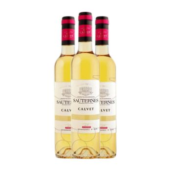 Vino Generoso Calvet Sauternes Botella Medium 50 Cl 13% Vol. (pack De 3 Unidades)