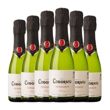 Codorníu Benjamín Seco Cava Botellín 20 Cl 15% Vol. (pack De 6 Unidades)