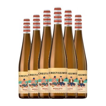 Perelada Vino Dulce Crestissimo Moscato De Aguja Empordà 75 Cl 7% Vol. (pack De 6 Unidades)