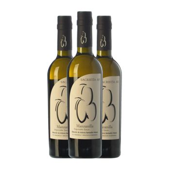 Sacristía Ab Vino Generoso Selección Manzanilla P Rama 1 Saca Manzanilla-sanlúcar Media Botella 37 Cl 15% Vol. (pack De 3 Unidades)