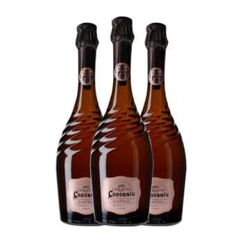 Codorníu Ars Collecta Gran Rosé Cava Gran Reserva 75 Cl 12% Vol. (pack De 3 Unidades)