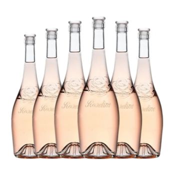 Château Sainte Roseline Vino Rosado Prestige Rosado Côtes Joven Botella Medium 50 Cl 13% Vol. (pack De 6 Unidades)
