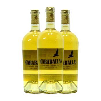 Finca Las Caraballas Vino Blanco Caraballas Vino Joven 75 Cl 12% Vol. (pack De 3 Unidades)