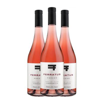 Ferratus Vino Rosado Rosado Ribera 75 Cl 14.5% Vol. (pack De 3 Unidades)