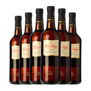 Lustau Vino Generoso Rio Viejo Oloroso Seco Jerez-xérès-sherry 75 Cl 20% Vol. (pack De 6 Unidades)