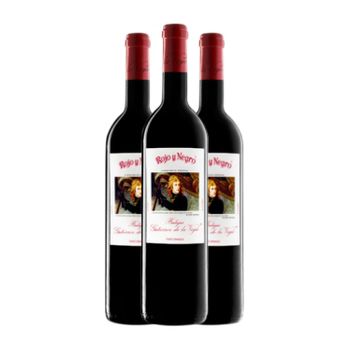 Gutiérrez De La Vega Vino Tinto Rojo Y Negro Alicante 75 Cl 14% Vol. (pack De 3 Unidades)