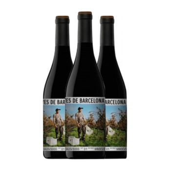 L'olivera Vino Tinto Vinyes De Barcelona Catalunya 75 Cl 12% Vol. (pack De 3 Unidades)