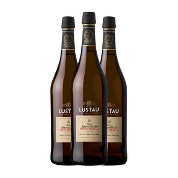 Lustau Vino Generoso Rare Amontillado Escuadrilla Jerez-xérès-sherry 75 Cl 18.5% Vol. (pack De 3 Unidades)