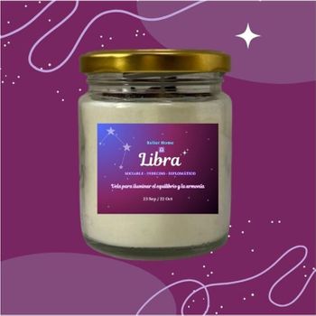 Vela Aromática Colección Zodiaco Horóscopo Libra