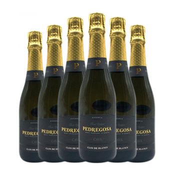 Pedregosa Clos Brut Nature Cava Reserva Media Botella 37 Cl 11.5% Vol. (pack De 6 Unidades)