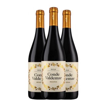 Valdemar Vino Tinto Conde De Valdemar Rioja Reserva 75 Cl 13.5% Vol. (pack De 3 Unidades)