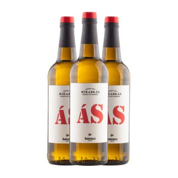 Barbadillo Vino Blanco As De Mirabrás Vino 75 Cl 13.5% Vol. (pack De 3 Unidades)