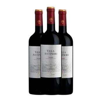 Marchesi Antinori Vino Tinto Villa Antinori Rosso Toscana 75 Cl 13% Vol. (pack De 3 Unidades)