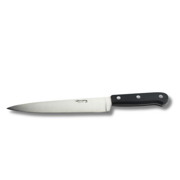 Cuchillo Cebollero Domestic Black, Acero Inoxidable, Hoja 20 Cm, Mango Ergonómico, Fabricado En España, Keroppa