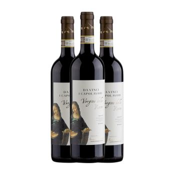 Leonardo Da Vinci Vino Tinto Vergine Delle Rocce Chianti 75 Cl 13% Vol. (pack De 3 Unidades)