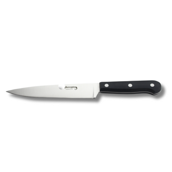 Cuchillo Verdulero Domestic Black, Uso Doméstico, Hoja 15 Cm, Mango Ergonómico, Fabricado En España, Keroppa